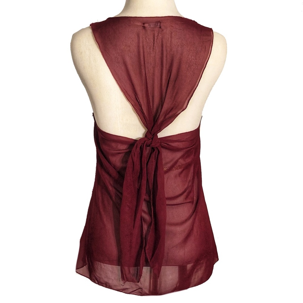 2/$10! Kimichi Blue Sheer Tie Back Tank